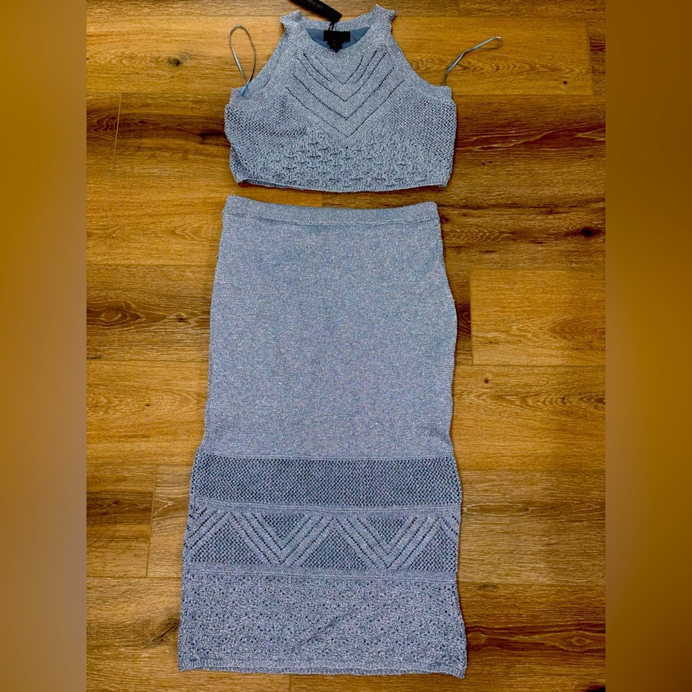 Revolve House of Harlow two piece skirt set size large! NWT!